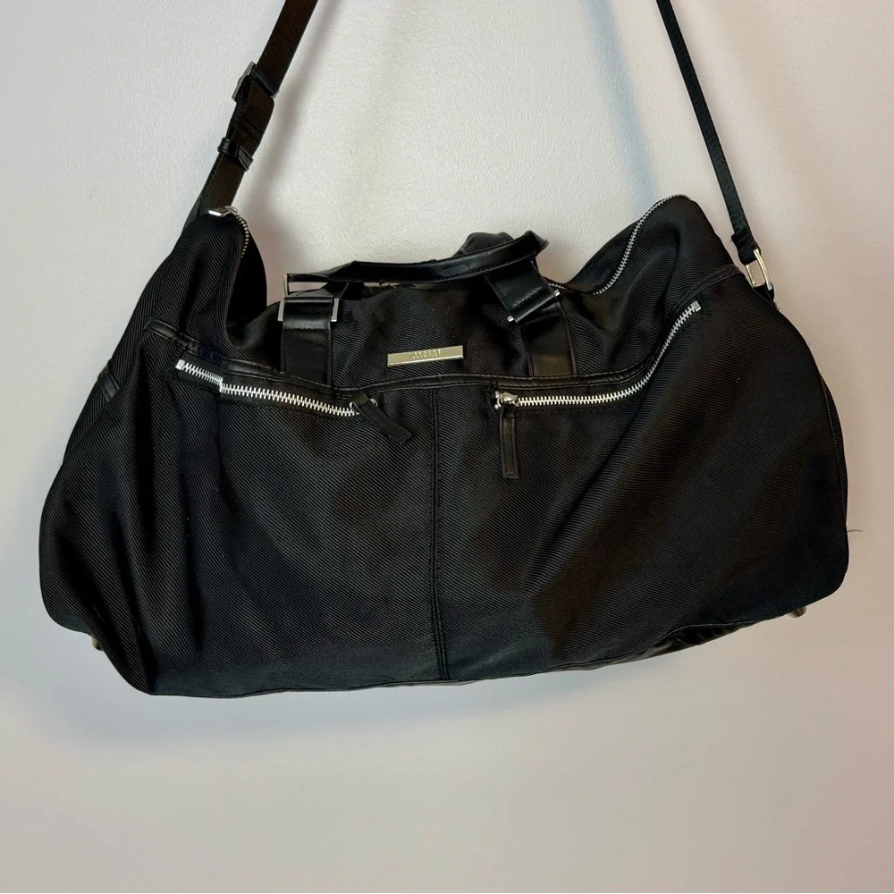 Versace Parfums Black Men's Weekender Bag
